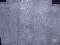Grave of Lt Col Frederick Fail OBE, in a cemetery in Brighton.